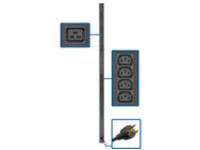 Tripp Lite PDU Basic 3.3/3.8kW 208/240V Single-Phase