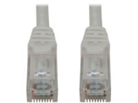 Eaton Tripp Lite Series Cat6a 10G Snagless Molded UTP Ethernet Cable (RJ45 M/M), PoE, White, 1 ft. (0.3 m)