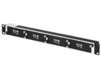Eaton Tripp Lite Series High Density Copper Fiber Enclosure Mini Panel 4-Cassette Capacity 1U