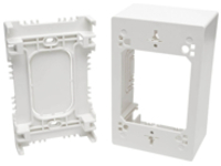 Tripp Lite Single-Gang Surface-Mount Junction Box Wallplate White