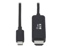Tripp Lite USB C to HDMI Adapter Cable 4K, 4:4:4 Thunderbolt 3 Black 3ft