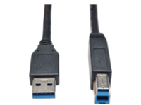 Tripp Lite 3ft USB 3.0 SuperSpeed Device Cable 5 Gbps A Male to B Male Black 3'