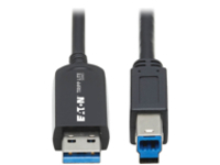 Eaton Tripp Lite Series USB 3.2 Gen 1 Plenum-Rated Fiber Active Optical Cable (AOC)