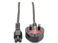 Tripp Lite 6ft Computer Power Cord UK Cable C5 to BS-1363 Plug 13A 6&#x27;
