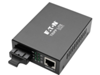 Eaton Tripp Lite Series Gigabit Multimode Fiber to Ethernet Media Converter, 10/100/1000 SC, International Power Supply, 1310 nm, 2,000 m (6,561 ft.)