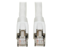 Eaton Tripp Lite Series Cat8 40G Snagless SSTP Ethernet Cable (RJ45 M/M), PoE, White, 10 ft. (3.1 m)