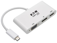 Tripp Lite USB C to HDMI DisplayPort VGA Multiport Adapter 4K USB Type C USB-C
