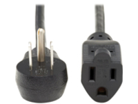 Tripp Lite Power Extension Cord Right-Angle 5-15P to 5-15R 18AWG 10A 15ft Black
