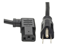 Tripp Lite 14ft Computer Power Cord Cable 5-15P to Right Angle C13 10A 18AWG 14&#x27;