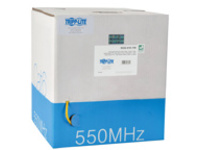 Tripp Lite 1000ft Cat6 Gigabit Bulk Cable Solid Core CMR PVC Yellow 1000'