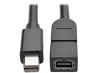 Tripp Lite Mini DisplayPort Extension Cable, 4K x 2K (3840 x 2160) @ 60 Hz, HDCP 2.2 (M/F), 10 ft