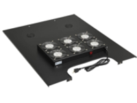 Eaton Tripp Lite Series SmartRack Roof-Mounted Fan Panel for Wide Rack Enclosure Cabinets
