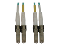 Eaton Tripp Lite Series 400G Multimode 50/125 OM3 Switchable Fiber Optic Cable (Duplex LC-PC M/M), LSZH, Aqua, 3 m (9.8 ft.)
