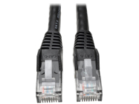 Eaton Tripp Lite Series Cat6 Gigabit Snagless Molded (UTP) Ethernet Cable (RJ45 M/M), PoE, Black, 75 ft. (22.86 m)