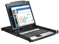 Eaton Tripp Lite Series NetDirector 16-Port 1U Rack-Mount Console KVM Switch with 19 in. LCD, French Keyboard