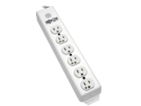 Tripp Lite Safe-IT Power Strip Hospital Medical Antimicrobial 120V 5-15R-HG 6 Outlet 6' Cord Metal