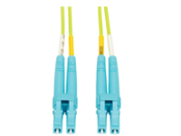 Eaton Tripp Lite Series 100G Duplex Multimode 50/125 OM5 LSZH Fiber Optic Cable (LC/LC), Lime Green, 2 m