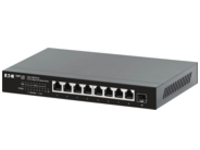 Eaton Tripp Lite series Desktop Gigabit Ethernet Unmanaged Switch, PoE+ Pass-Through 8-Port 2.5 Gbps 100W Metal