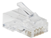 Tripp Lite Cat6 RJ45 Pass-Through UTP Modular Plug, 50 Pack