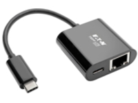 Eaton Tripp Lite Series USB C to Gigabit Ethernet Adapter USB Type C to Gbe PD Charging