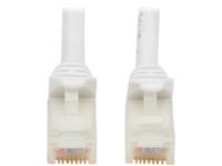 Eaton Tripp Lite Series Safe-IT Cat6a 10G Snagless Antibacterial UTP Ethernet Cable (RJ45 M/M), PoE, White, 14 ft. (4.27 m)
