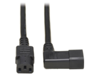 Tripp Lite 6ft Power Cord Extension Cable Right Angle C14 to C13 Heavy Duty 15A 14AWG 6&#x27;