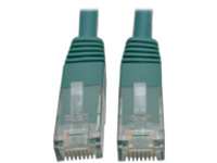 Tripp Lite 25ft Cat6 Gigabit Molded Patch Cable RJ45 M/M 550MHz 24AWG Green