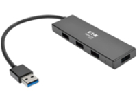Tripp Lite 4-Port Portable Slim USB 3.0 Superspeed Hub w/ Built In Cable