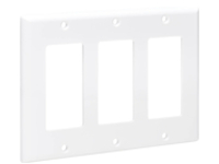 Eaton Tripp Lite Series Triple-Gang Faceplate, Decora Style