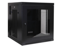 Tripp Lite 12U Wall Mount Rack Enclosure Server Cabinet Hinged Swinging Acrylic Window