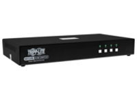 Tripp Lite Secure KVM Switch, 4-Port, Single Head, DP to HDMI (x4), 4K, NIAP PP4.0, Audio, CAC, TAA