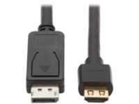 Tripp Lite DisplayPort to HDMI Adapter Active DisplayPort 1.2a to HDM , DP to HDMI M/M 10ft