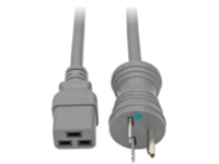 Eaton Tripp Lite Series Hospital-Grade Power Cord, NEMA 6-15P to C19