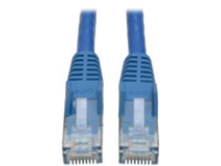 Eaton Tripp Lite Series Cat6 Gigabit Snagless Molded (UTP) Ethernet Cable (RJ45 M/M), PoE, Blue, 8 ft. (2.43 m)