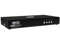 Tripp Lite Secure KVM Switch, 4-Port, Single Head, DisplayPort to DisplayPort, 4K, NIAP PP4.0, Audio, TAA