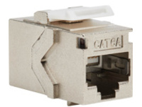 Eaton Tripp Lite Series Cat6a Shielded Snap-In Coupler (RJ45 F/F), TAA