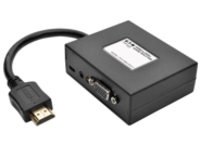 Tripp Lite 2-Port HDMI to VGA Splitter Audio/Video Adapter 1920x1440 1080p