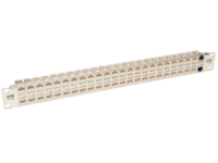 Tripp Lite 48-Port Cat6a Patch Panel Rackmount Shielded Feedthrough RJ45 1U