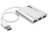 Tripp Lite 4-Port Portable USB 3.0 SuperSpeed Mini Hub Aluminum