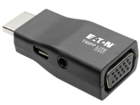 Eaton Tripp Lite Series Compact HDMI to VGA Adapter with Audio (M/F), 1920 x 1200 (1080p) @ 60 Hz