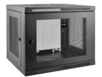 Tripp Lite 9U Wall Mount Rack Enclosure Server Cabinet Low Profile Deep