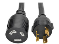 Tripp Lite Heavy-Duty Power Extension Cord, 30A, 10 AWG (NEMA L5-30P to NEMA L5-30R), Locking Connectors, 15 ft.