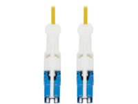 Tripp Lite 400G Duplex Singlemode 9/125 OS2 Fiber Optic Cable (CS-UPC/CS-UPC), Round LSZH Jacket, Yellow, 10 m