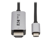 Eaton Tripp Lite Series USB-C to HDMI Active Adapter Cable M/M 8K60 Hz 4K 144Hz HDR 4:4:4 HDCP 2.3 Black 6ft