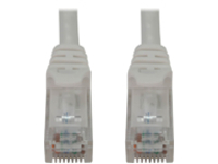 Eaton Tripp Lite Series Cat6a 10G Snagless Molded UTP Ethernet Cable (RJ45 M/M), PoE, White, 6 in. (15 cm)