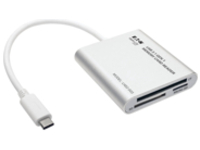 Tripp Lite USB-C Gen 1 Multi-Drive Smart-Card Flash-Memory Media Reader/Writer