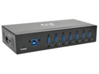 Tripp Lite 7-Port USB 3.0 Hub SuperSpeed with Dedicated 2A USB Charging iPad Tablet Metal