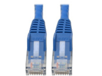Eaton Tripp Lite Series Cat6 Gigabit Snagless Molded (UTP) Ethernet Cable (RJ45 M/M), PoE, Blue, 6-in. (15.24 cm)