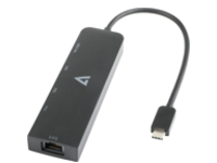 V7 V7UCRJ25GHUB-BLK - Network / USB adapter