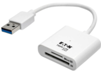 Eaton Tripp Lite Series USB 3.0 SuperSpeed SD/Micro SD Memory Card Media Reader with Built-In Cable, 6 in
